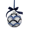 4" White And Blue Scallop Glass Christmas Ball Ornament 2 4" White And Blue Scallop Glass Christmas Ball Ornament -Optimal Christmas Shop northlight gb94416 sample 1 09007.1670969435