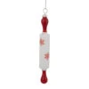 7.25" Red Snowflakes Rolling Pin Glass Christmas Ornament -Optimal Christmas Shop northlight gb94422 sample 1 59713.1669922412