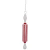 7.25" Red Striped Rolling Pin Glass Christmas Ornament -Optimal Christmas Shop northlight gb94423 sample 1 84213.1669922676