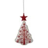 6" White And Red Christmas Tree Glass Ornament 2 6" White And Red Christmas Tree Glass Ornament -Optimal Christmas Shop northlight gb94427 sample 1 18063.1669922502