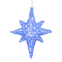 24" Color Changing Blue And White LED Bethlehem Star Hanging Christmas Decoration -Optimal Christmas Shop northlight gv94136 5 64801.1682111712