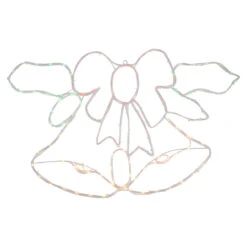 34" Lighted Christmas Bell And Bow Window Silhouette Decoration 9 34" Lighted Christmas Bell And Bow Window Silhouette Decoration -Optimal Christmas Shop northlight gv94144 2 66567.1667538794