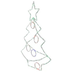 28" LED Lighted Christmas Tree With Ornaments Window Silhouette 10 28" LED Lighted Christmas Tree With Ornaments Window Silhouette -Optimal Christmas Shop northlight gv 3 08144.1681756928
