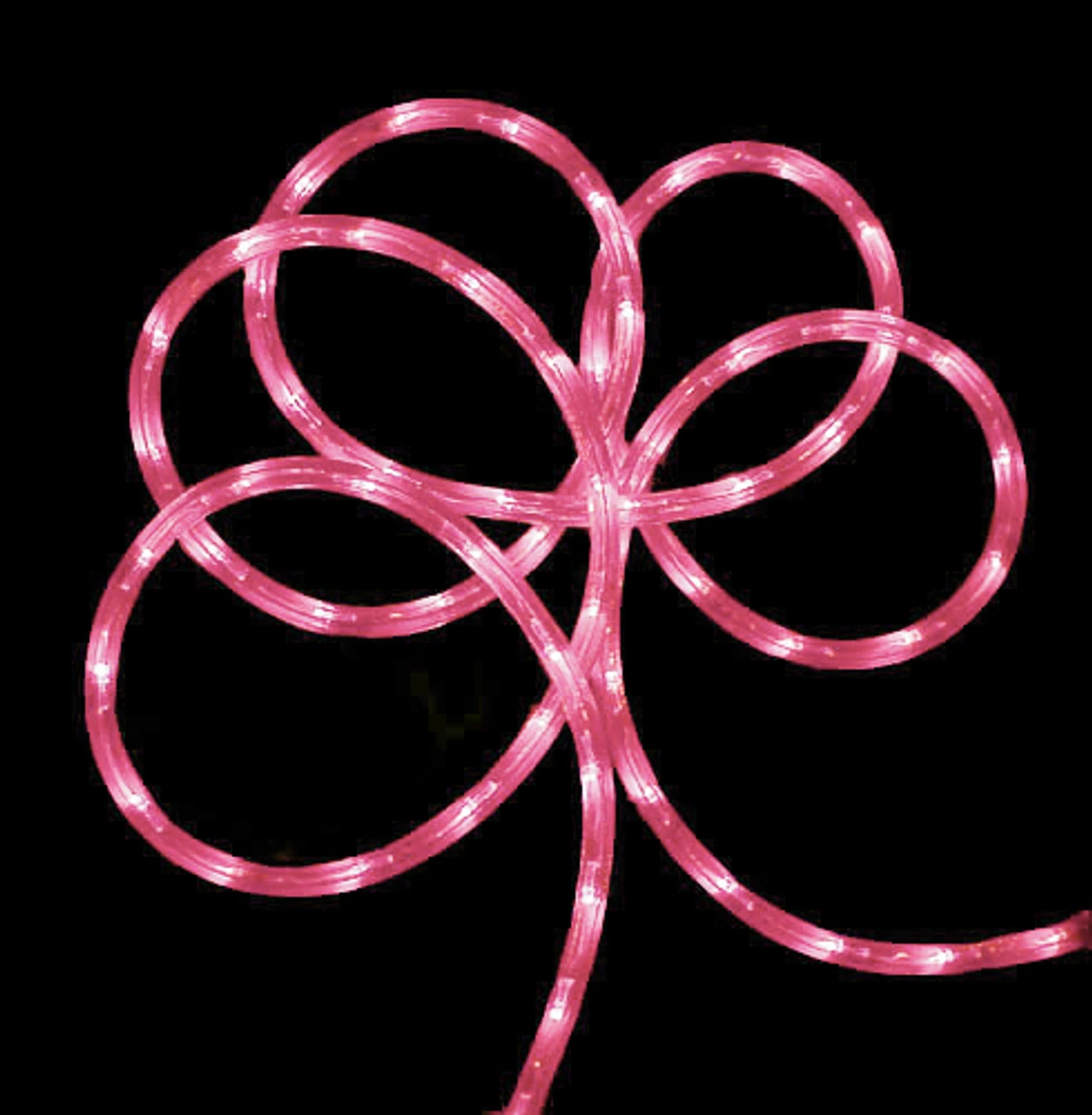Pink LED Commercial Grade Outdoor Christmas Rope Lights - 150 Ft 3 Pink LED Commercial Grade Outdoor Christmas Rope Lights - 150 Ft