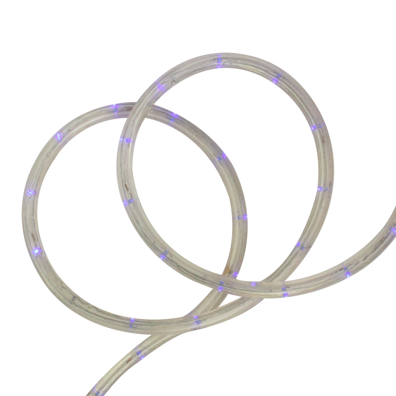 Blue Commercial Grade LED Christmas Rope Lights - 288 Ft White Wire 3 Blue Commercial Grade LED Christmas Rope Lights - 288 Ft White Wire