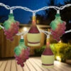10-Count Grape And Wine Bottle Novelty String Christmas Light Set, 7.5ft White Wire 2 10-Count Grape And Wine Bottle Novelty String Christmas Light Set, 7.5ft White Wire -Optimal Christmas Shop northlight ha28736 updated2021 07831.1667616947