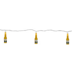 10-Count Clear Corona Extra Beer Bottle Patio Light Set, 9ft White Wire -Optimal Christmas Shop northlight ha28791 1updated 63520.1679328644