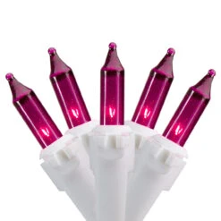 100 Count Purple Mini Icicle Christmas Lights - 3.5 Ft White Wire -Optimal Christmas Shop northlight ha91232 1 sample 24188.1667601854