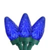 50ct Faceted Blue LED C7 Christmas Lights, 20.25ft Green Wire -Optimal Christmas Shop northlight ha91266 1 sample 51188.1682445278