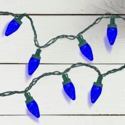50ct Faceted Blue LED C7 Christmas Lights, 20.25ft Green Wire 6 50ct Faceted Blue LED C7 Christmas Lights, 20.25ft Green Wire -Optimal Christmas Shop northlight ha91266 correct 3 34723.1682445278