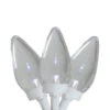 25 Count Pure White LED C7 Christmas Lights, 16 Ft White Wire 2 25 Count Pure White LED C7 Christmas Lights, 16 Ft White Wire -Optimal Christmas Shop northlight ha91284 1 71077.1667521981