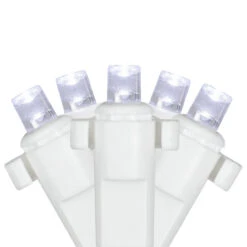 2' X 8' Pure White LED Wide Angle Net Style Column Wrap Christmas Lights, White Wire -Optimal Christmas Shop northlight ha92028 web3 28414.1667569755