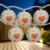 10-Count White And Red Heart Paper Lantern Valentine's Day Lights, 8.5ft White Wire 1 10-Count White And Red Heart Paper Lantern Valentine's Day Lights, 8.5ft White Wire -Optimal Christmas Shop northlight ha92034 1 sample 05415.1667531711
