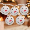 10-Count White Snowman Paper Lantern Christmas Lights, 8.5ft White Wire -Optimal Christmas Shop northlight ha92036 1 sample 61363.1667489843