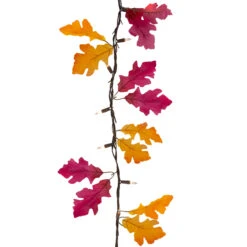 35-Count Fall Harvest Leaves Mini Light Garland Set, 8.75ft Brown Wire 7 35-Count Fall Harvest Leaves Mini Light Garland Set, 8.75ft Brown Wire -Optimal Christmas Shop northlight ha92187 1 15895.1667489844
