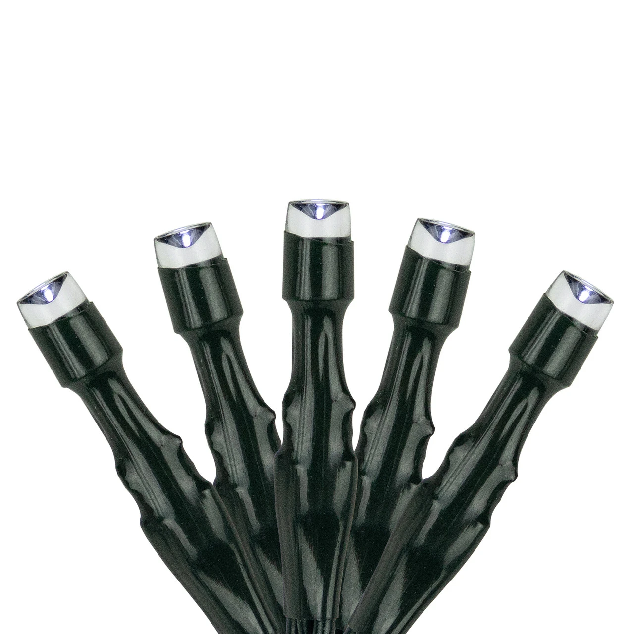 200 Count Pure White LED Solar Power Mini Christmas Light Set With Green Wire 3 200 Count Pure White LED Solar Power Mini Christmas Light Set With Green Wire