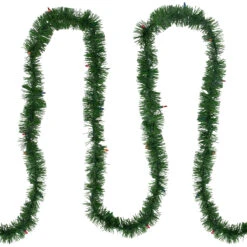 18' Pre-Lit Pine Two-tone Artificial Christmas Garland - Multicolor Lights -Optimal Christmas Shop northlight ha99329 2 00879.1679328590