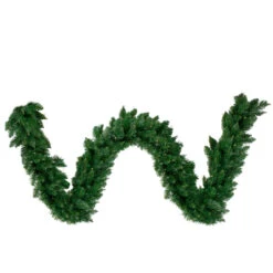 9' X 10" Pre-lit Twin Lakes Fir Artificial Christmas Garland - Warm White LED Lights