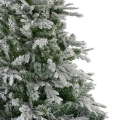 7.5' Flocked Winfield Fir Artificial Christmas Tree - Unlit -Optimal Christmas Shop northlight hb27062 1 25862.1667572798