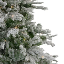 6.5' Pre-Lit Flocked Winfield Fir Artificial Christmas Tree - Warm White LED Lights 12 6.5' Pre-Lit Flocked Winfield Fir Artificial Christmas Tree - Warm White LED Lights -Optimal Christmas Shop northlight hb27065 1 20798.1667578093