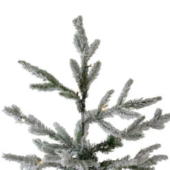 6.5' Pre-Lit Flocked Winfield Fir Artificial Christmas Tree - Warm White LED Lights 13 6.5' Pre-Lit Flocked Winfield Fir Artificial Christmas Tree - Warm White LED Lights -Optimal Christmas Shop northlight hb27065 2 83425.1667578093