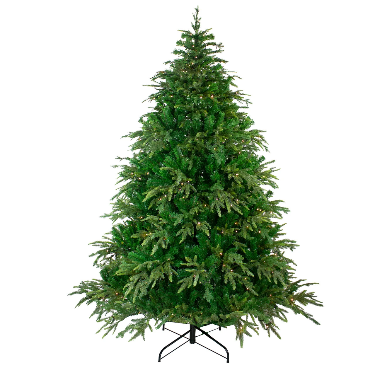 7.5' Pre-Lit Full Roosevelt Fir Artificial Christmas Tree - Warm White LED Lights 3 7.5' Pre-Lit Full Roosevelt Fir Artificial Christmas Tree - Warm White LED Lights