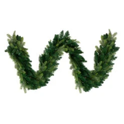9' X 10" Pre-lit LED Woodcrest Pine Artificial Christmas Garland - Clear Lights