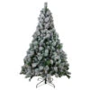 6.5' Pre-Lit Full Flocked Somerset Spruce Artificial Christmas Tree - Clear Lights 2 6.5' Pre-Lit Full Flocked Somerset Spruce Artificial Christmas Tree - Clear Lights -Optimal Christmas Shop northlight hb27113 00886.1667530004