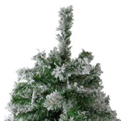 6.5' Flocked Winter Park Fir Artificial Christmas Tree - Unlit -Optimal Christmas Shop northlight hb27123 2 39926.1667569519