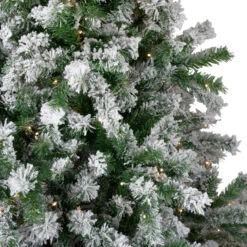 7.5' Pre-Lit Medium Flocked Winter Park Fir Artificial Christmas Tree - Warm Clear LED Lights 10 7.5' Pre-Lit Medium Flocked Winter Park Fir Artificial Christmas Tree - Warm Clear LED Lights -Optimal Christmas Shop northlight hb27124 2 86878.1667530008