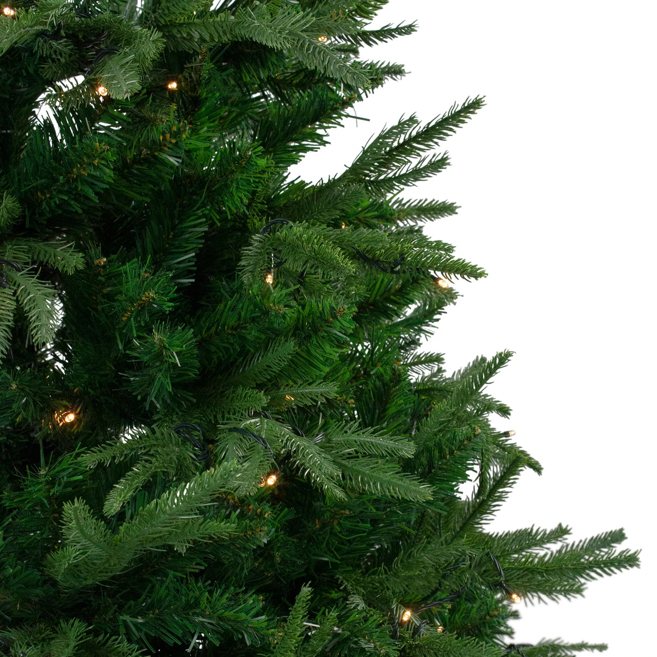 7.5' Pre-Lit Full Silverthorne Fir Artificial Christmas Tree - Clear Lights 6 7.5' Pre-Lit Full Silverthorne Fir Artificial Christmas Tree - Clear Lights - Image 4