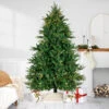 7.5' Pre-Lit Juniper Pine Artificial Christmas Tree, Warm White LED Lights -Optimal Christmas Shop northlight hb92567 1 29881.1667491213