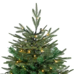 7.5' Pre-Lit Hudson Fir Artificial Christmas Tree, Warm White LED Lights -Optimal Christmas Shop northlight hb92572 2 97343.1667663810