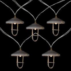 10 B/O LED Warm White Lantern Christmas Lights - 3' Clear Wire -Optimal Christmas Shop northlight hc90646 sample 2 88054.1667559816