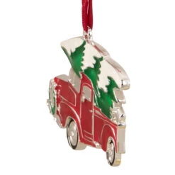 3.5" Red And Silver Country Pick Up Truck With European Crystals Christmas Ornament 8 3.5" Red And Silver Country Pick Up Truck With European Crystals Christmas Ornament -Optimal Christmas Shop northlight hd28237 2 26122.1667655216