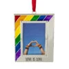 3.5" Silver-Plated Love Is Love Frame Pride Christmas Ornament With European Crystals 1 3.5" Silver-Plated Love Is Love Frame Pride Christmas Ornament With European Crystals -Optimal Christmas Shop northlight hd92869 1updated 98366.1688037916