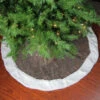 47" Brown And White Paillette Sequins Round Christmas Tree Skirt -Optimal Christmas Shop northlight hm14700 49875.1667578196