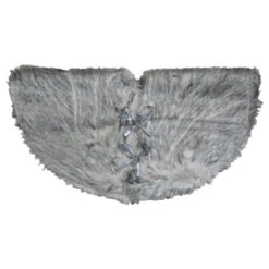 36" Beige And Gray Plush Faux Fur Christmas Tree Skirt -Optimal Christmas Shop northlight hm90613 1 40995.1667576927