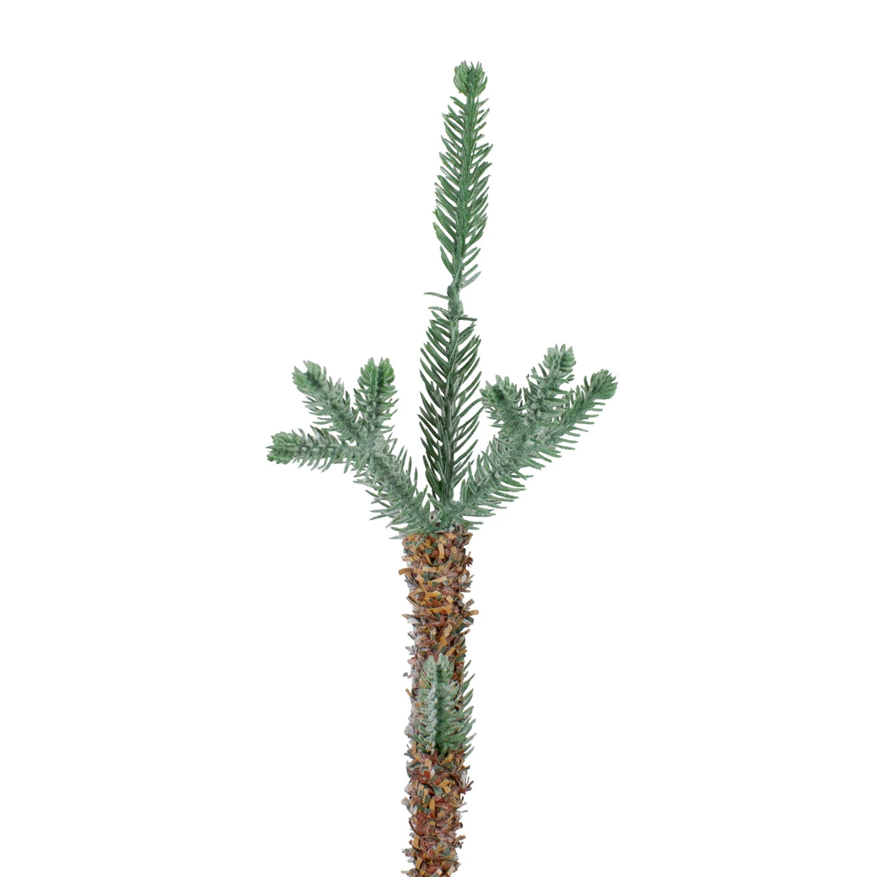 4' Snow Covered Frosted Pine Artificial Christmas Tree With Jute Base – Unlit 7 4' Snow Covered Frosted Pine Artificial Christmas Tree With Jute Base – Unlit - Image 5