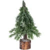 7.5" Frosted Icy Pine Christmas Tree With Jute Base -Optimal Christmas Shop northlight hn92684 1 pre20list 79894.1683732553
