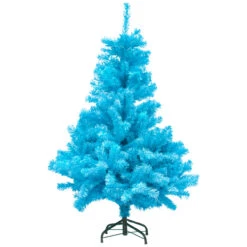 4' Cerulean Blue Pine Artificial Christmas Tree, Unlit