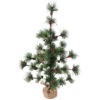 23.5" Winter Berry Pine Tree With Pine Cones In Jute Base Christmas Decoration -Optimal Christmas Shop northlight hn92715 1 pre20list 80432.1667530233