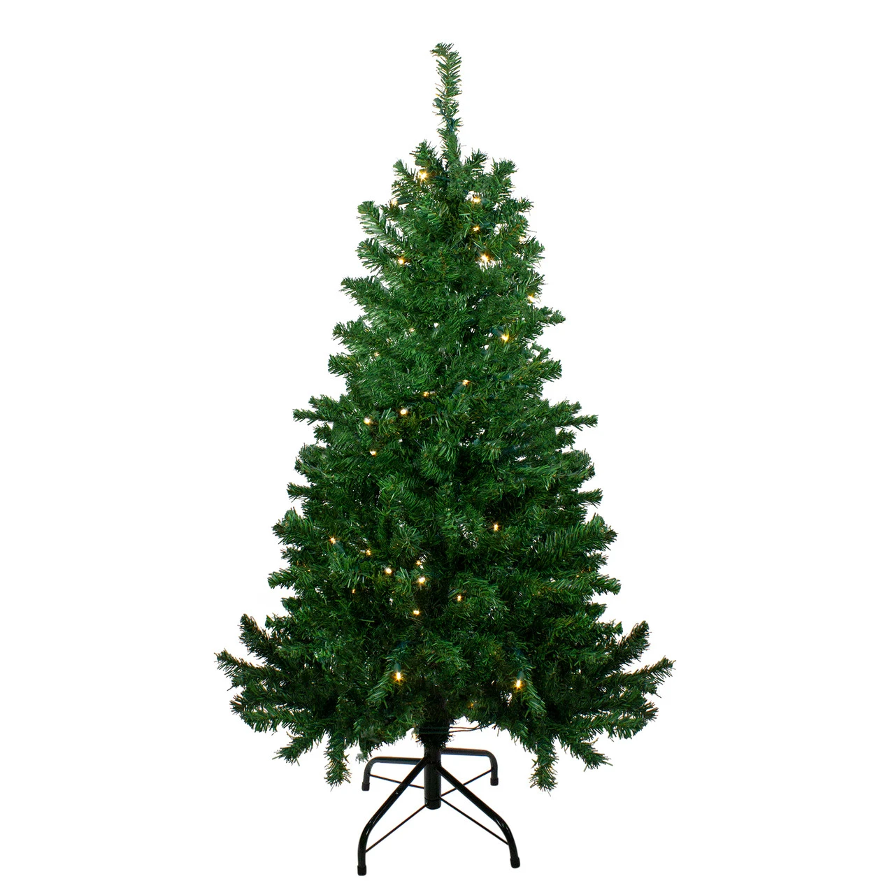 4' Pre-Lit Mixed Classic Pine Medium Artificial Christmas Tree - Warm Clear LED Lights 3 4' Pre-Lit Mixed Classic Pine Medium Artificial Christmas Tree - Warm Clear LED Lights