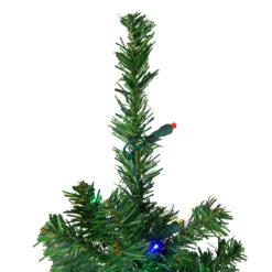 4' Pre-Lit Mixed Classic Pine Medium Artificial Christmas Tree - Multi LED Lights -Optimal Christmas Shop northlight j00077 2 40424.1667659913