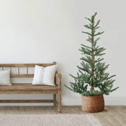 7.5' Pre-Lit Nordmann Fir Artificial Christmas Tree - Warm Clear LED Lights -Optimal Christmas Shop northlight j00085 4 26948.1667597143