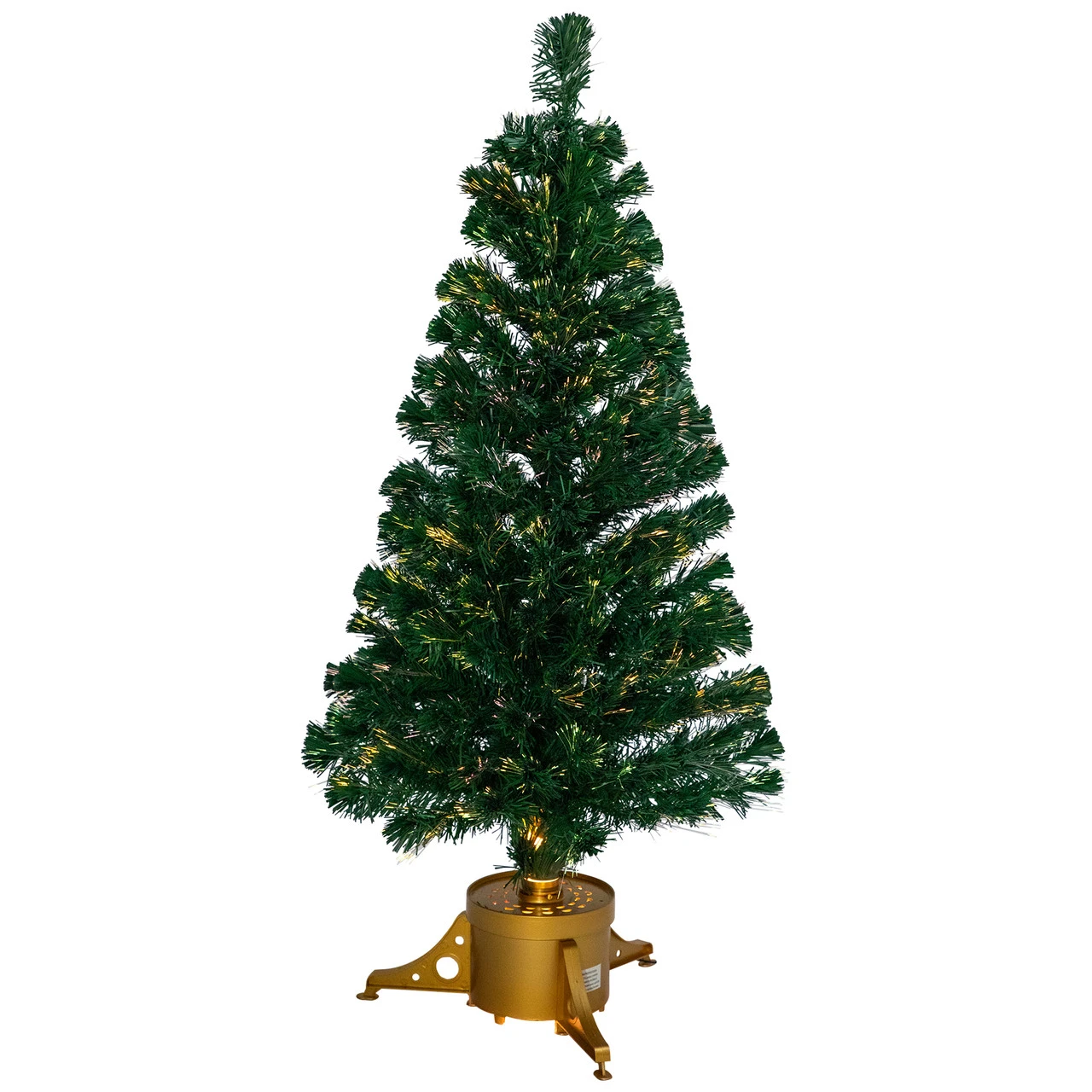 4' Pre-Lit Color Changing Fiber Optic Artificial Christmas Tree 3 4' Pre-Lit Color Changing Fiber Optic Artificial Christmas Tree