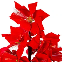 4' Pre-Lit Fiber Optic Color Changing Red Poinsettia Christmas Tree 9 4' Pre-Lit Fiber Optic Color Changing Red Poinsettia Christmas Tree -Optimal Christmas Shop northlight j15604 1 67609.1667573521