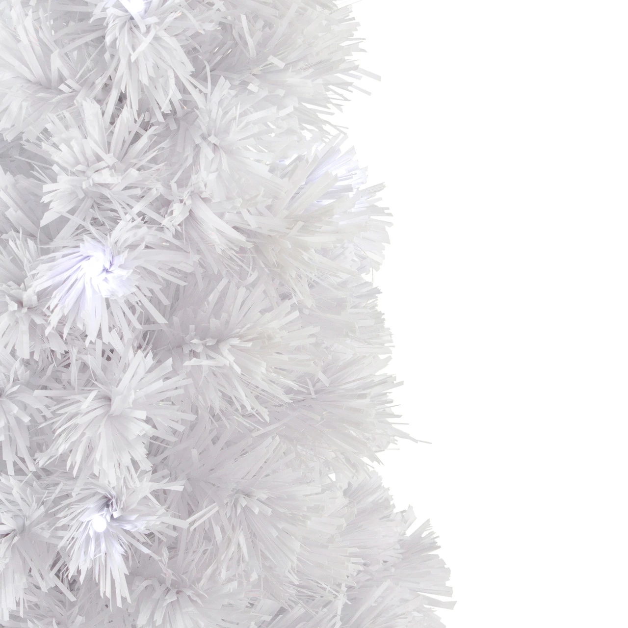 3' Pre-Lit LED Color Changing White Fiber Optic Artificial Christmas Tree 6 3' Pre-Lit LED Color Changing White Fiber Optic Artificial Christmas Tree - Image 4