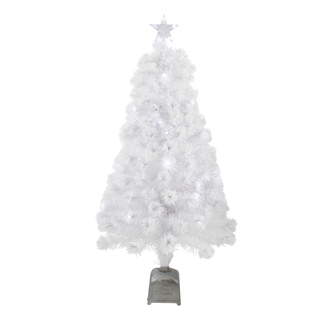 4' Pre-Lit LED Color Changing Fiber Optic Artificial Christmas Tree 3 4' Pre-Lit LED Color Changing Fiber Optic Artificial Christmas Tree