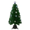 4' Pre-Lit Color Changing Fiber Optic Artificial Christmas Tree With Snowflakes -Optimal Christmas Shop northlight j65066 13745.1667536501